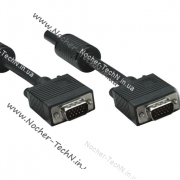 Кабель VGA-VGA для підключення монітора до комп'ютера, 3м. з феритовим фільтром